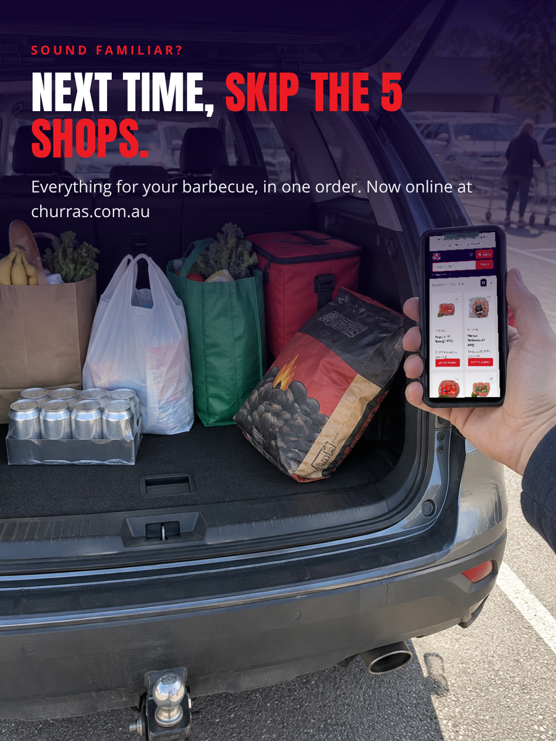 Car boot, 5 shops